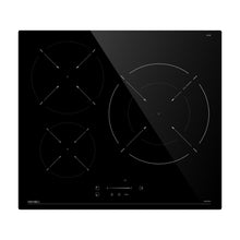 Load image into Gallery viewer, Hermitlux Induction Hob 60cm, 3 Zone Built-in Hob with 9 Power Levels, Safety Lock, Touch Control & Timer, 7400W--IM3S