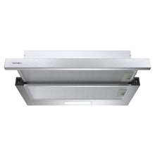 Load image into Gallery viewer, Hermitlux Extractor Hood 60cm, Flat Panel Hood Exhaust/Recirculation, 360 m³/h Air Flow, LED Lighting, Carbon Filter, 65dB--HMX-ESH04S60-AC