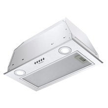 Lade das Bild in den Galerie-Viewer, Hermitlux Extractor Hood 52cm Built-in, Exhaust/Recirculation, 750m³/h Air Flow, 68db, Silver--HMX-ESB02E52-AC
