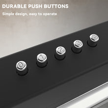 Lade das Bild in den Galerie-Viewer, Hermitlux Extractor Hood Under-counter 60cm, Exhaust and Recirculation, 3 Power Levels, 360 m³/h Air Flow, Carbon Filter--HMX-EBF21A60-AC