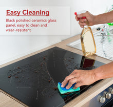 Load image into Gallery viewer, Hermitlux Induction Hob, 4 Zones Electric Hob 60cm with Touch Controls, Timer, Child Lock, Boost, No Plug Included--IM4S