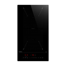 Load image into Gallery viewer, Hermitlux Induction Hob 2 Zones, Built-in Electric Hob with Flex Zone,3500W Electric Cooktop with 9 Power Level, Touch Controls with Child Lock, Boost--IM2F
