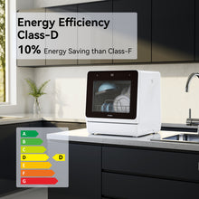 Load image into Gallery viewer, Hermitlux Table Top Dishwasher 7+3 Programmes, 5 Place Settings & 5L Water Tank