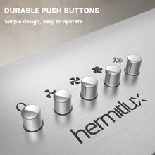 Lade das Bild in den Galerie-Viewer, Hermitlux Extractor Hood 52cm Built-in, Exhaust/Recirculation, 750m³/h Air Flow, 68db, Silver--HMX-ESB02E52-AC