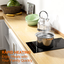 Load image into Gallery viewer, Hermitlux Induction Hob 2 Plates 3500w, 9 Power Levels and Pause