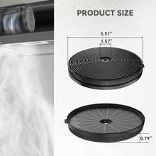 Load image into Gallery viewer, Hermitlux Carbon Filter for Range Hood, Replacement Charcoal Filter for HMX-EBF21A60-AC
